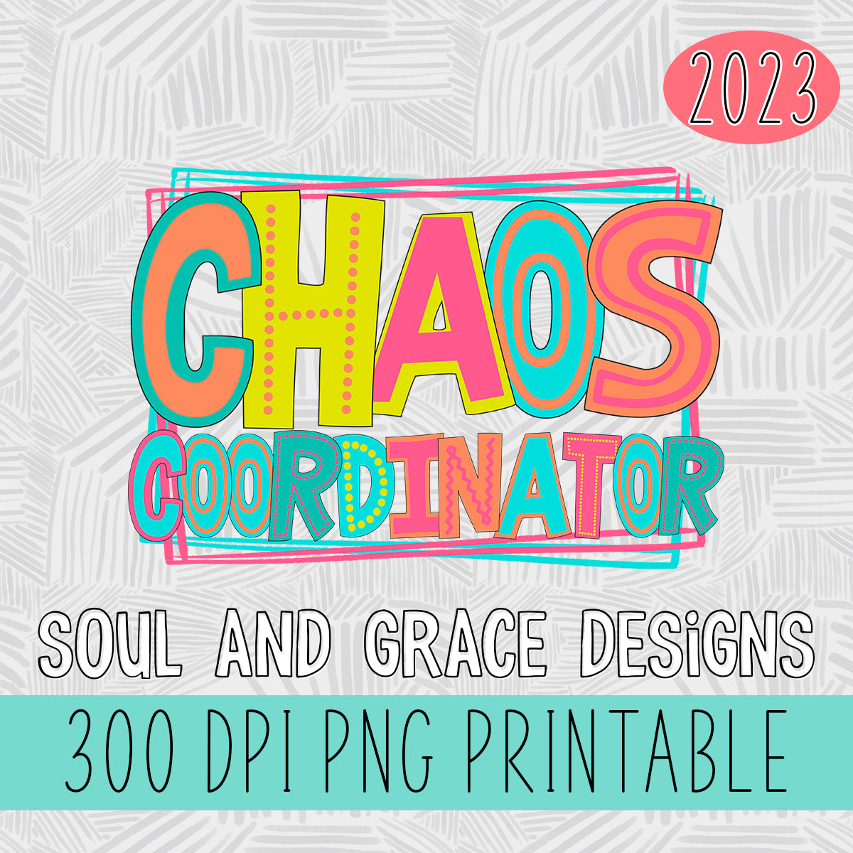 Chaos Coordinator Bright Letters