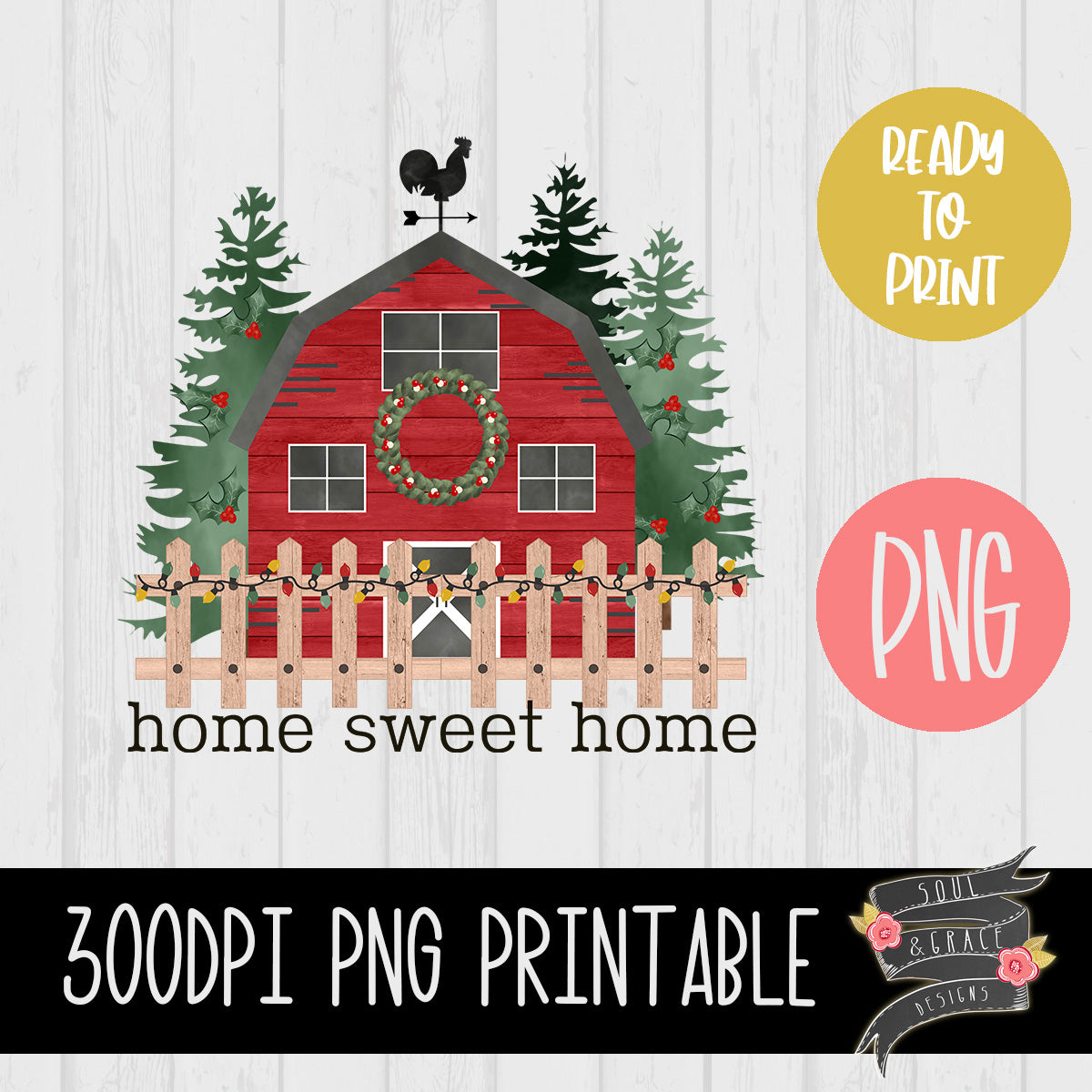 Home Sweet Home Christmas Barn
