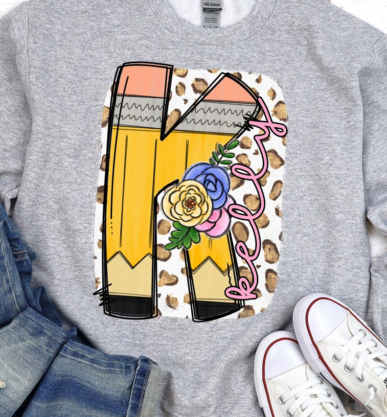 Pencil Name Frame Set - Alphabet