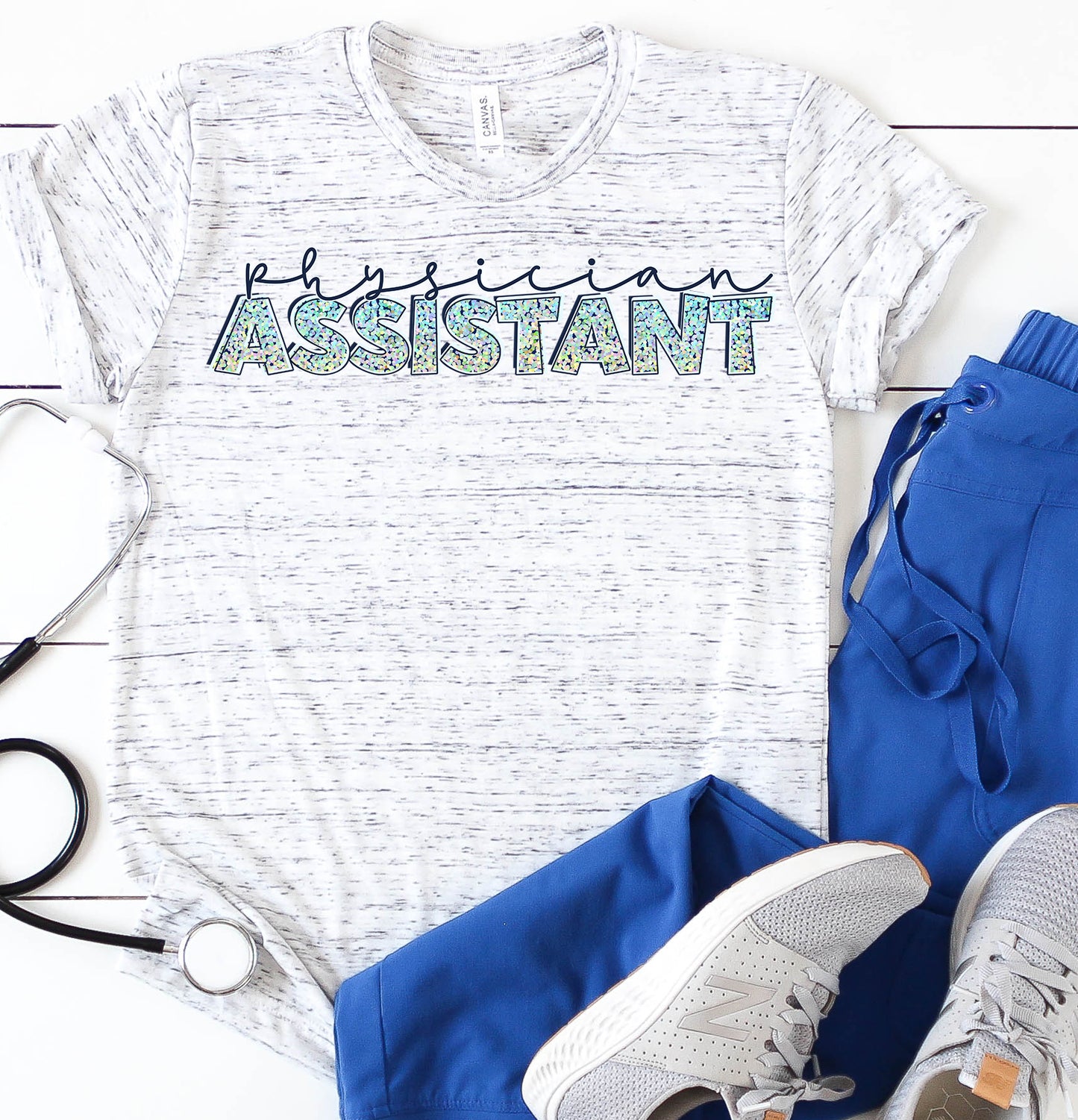 Medical & Physician Assistant Word Art - Abstract Print