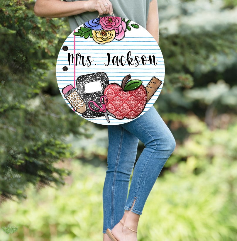 Teacher Sublimation Sign