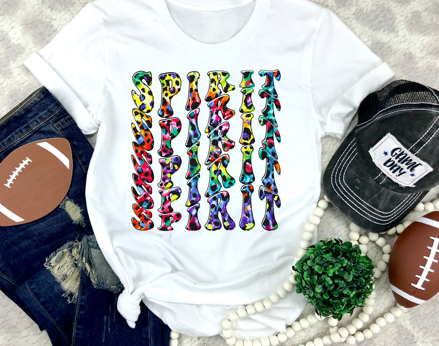 Tie Dye Leopard Spirit Wave