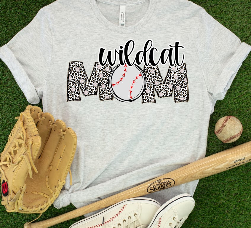 Leopard Baseball Mom
