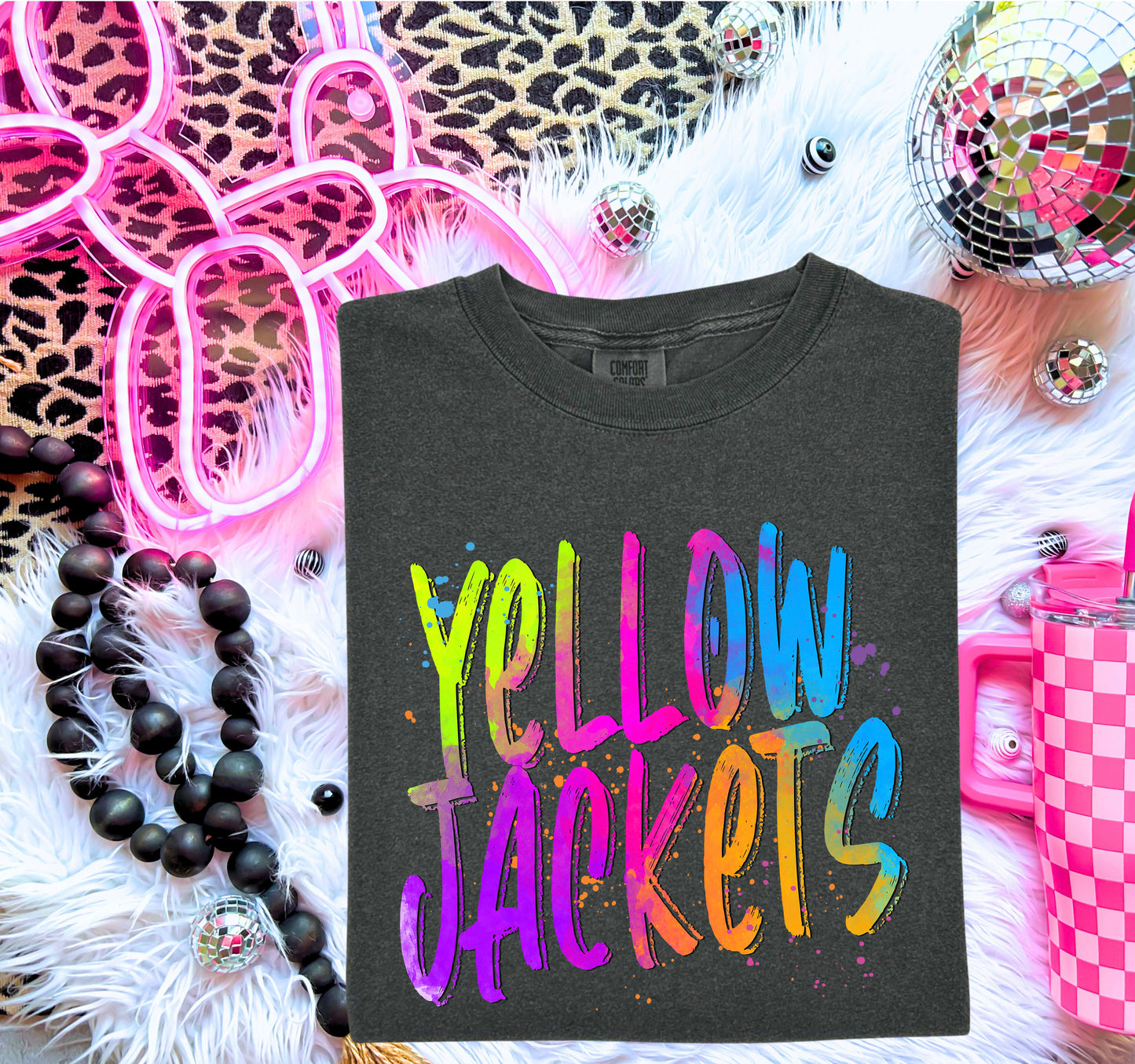 NEON MASCOTS Yellow Jackets