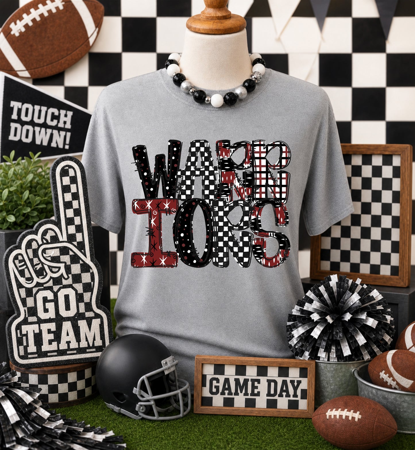 GAME DAY MASCOTS - MAROON - CHOOSE YOUR MASCOT