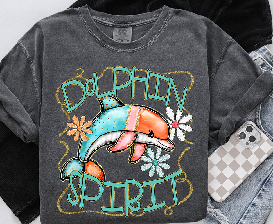 FUNKY RETRO SPIRIT DOLPHIN