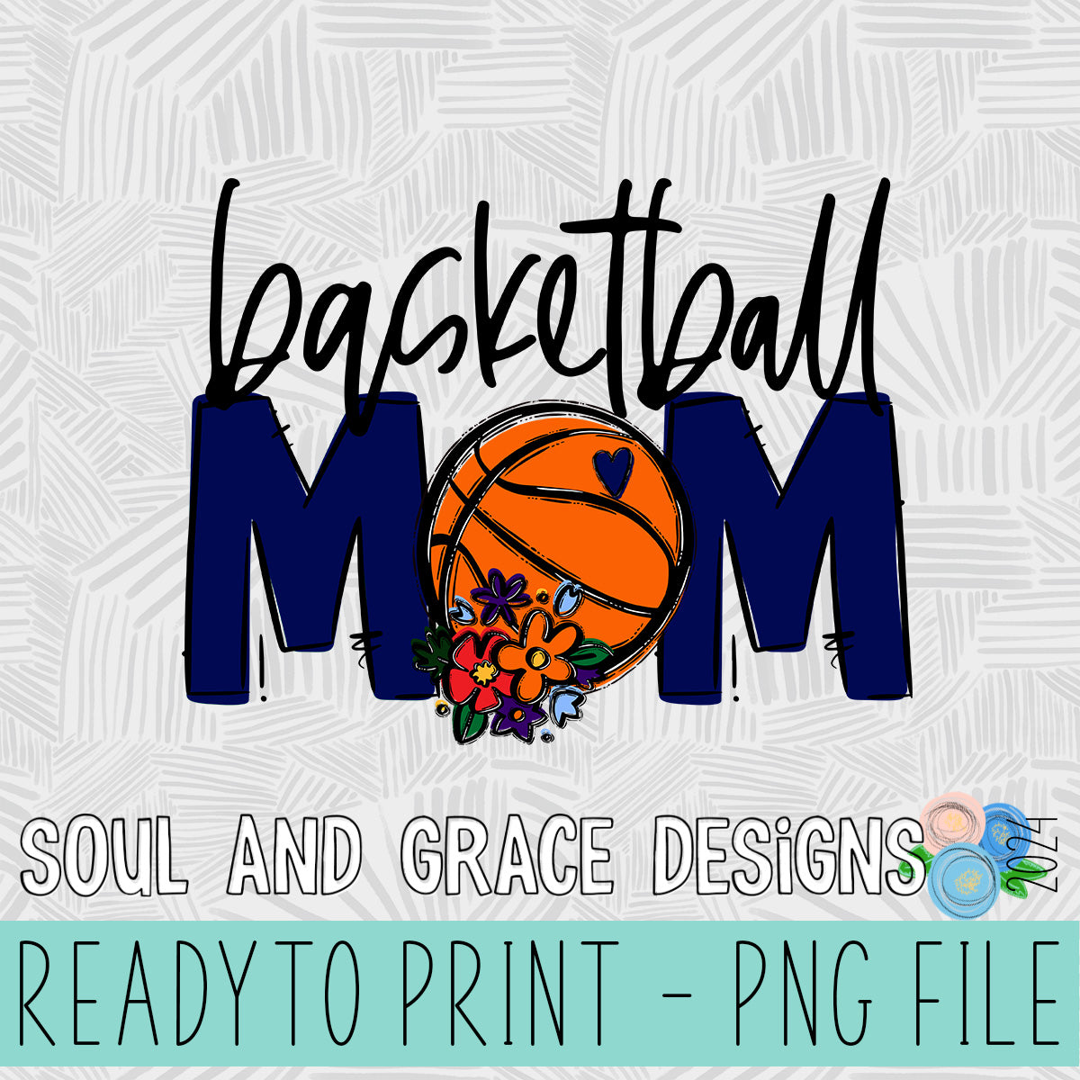 Basketball Mom Team Go