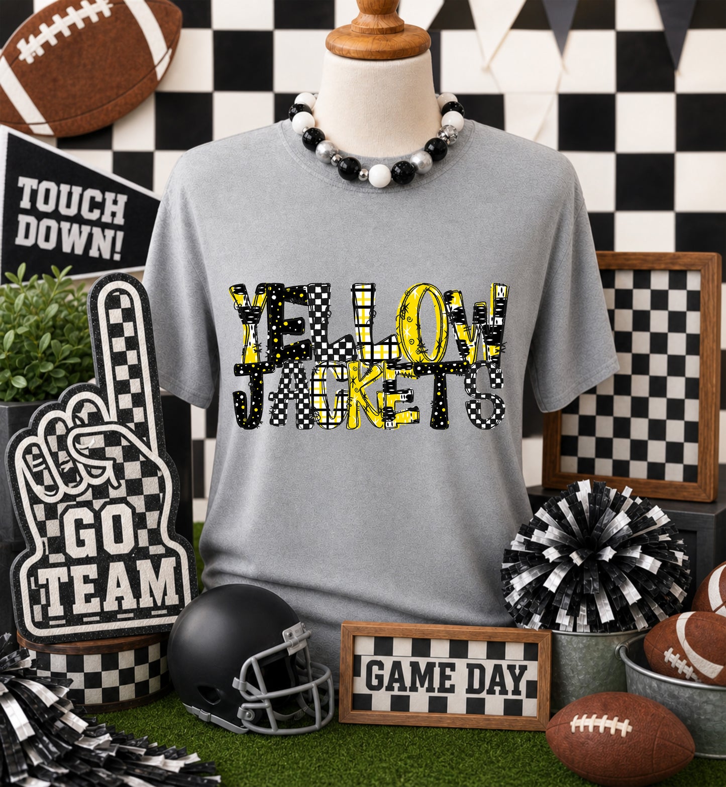 GAME DAY MASCOTS - YELLOW - CHOOSE YOUR MASCOT