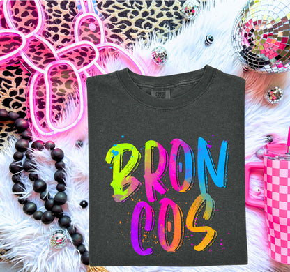 NEON MASCOTS BRONCOS