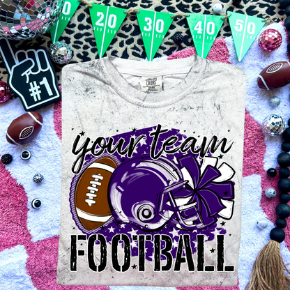 STARS FOOTBALL PURPLE