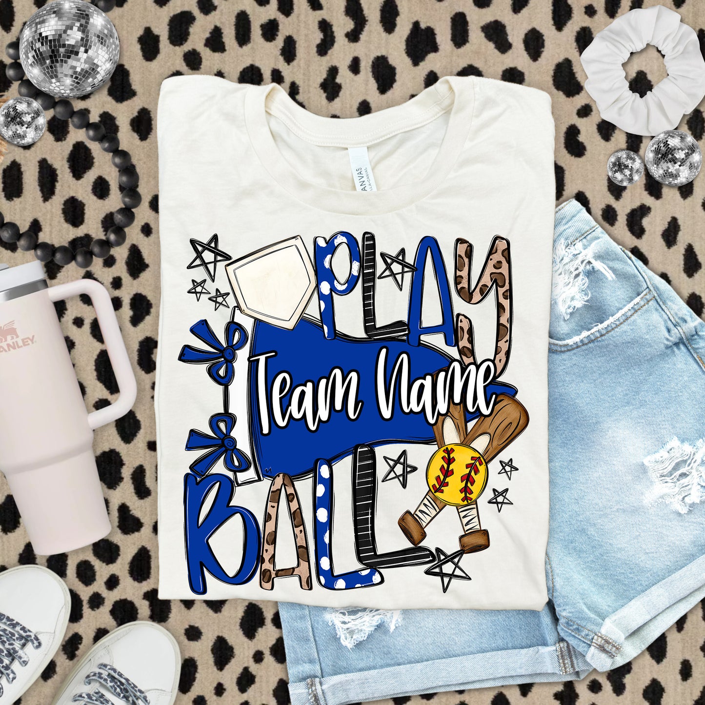 PLAY BALL - SOFTBALL - CHOOSE YOUR COLOR