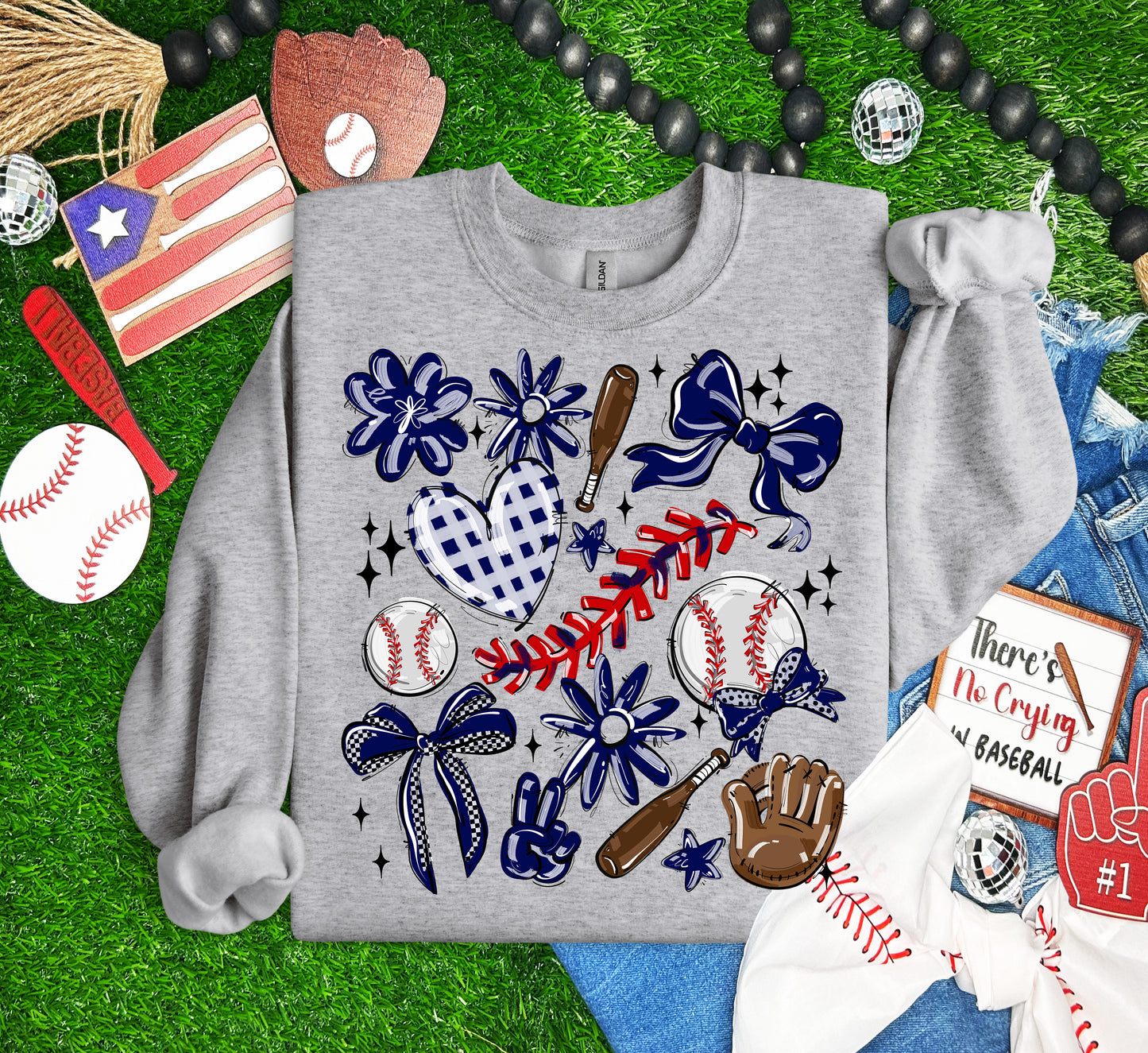 NAVY PLAY BALL COLLAGE BASEBALL