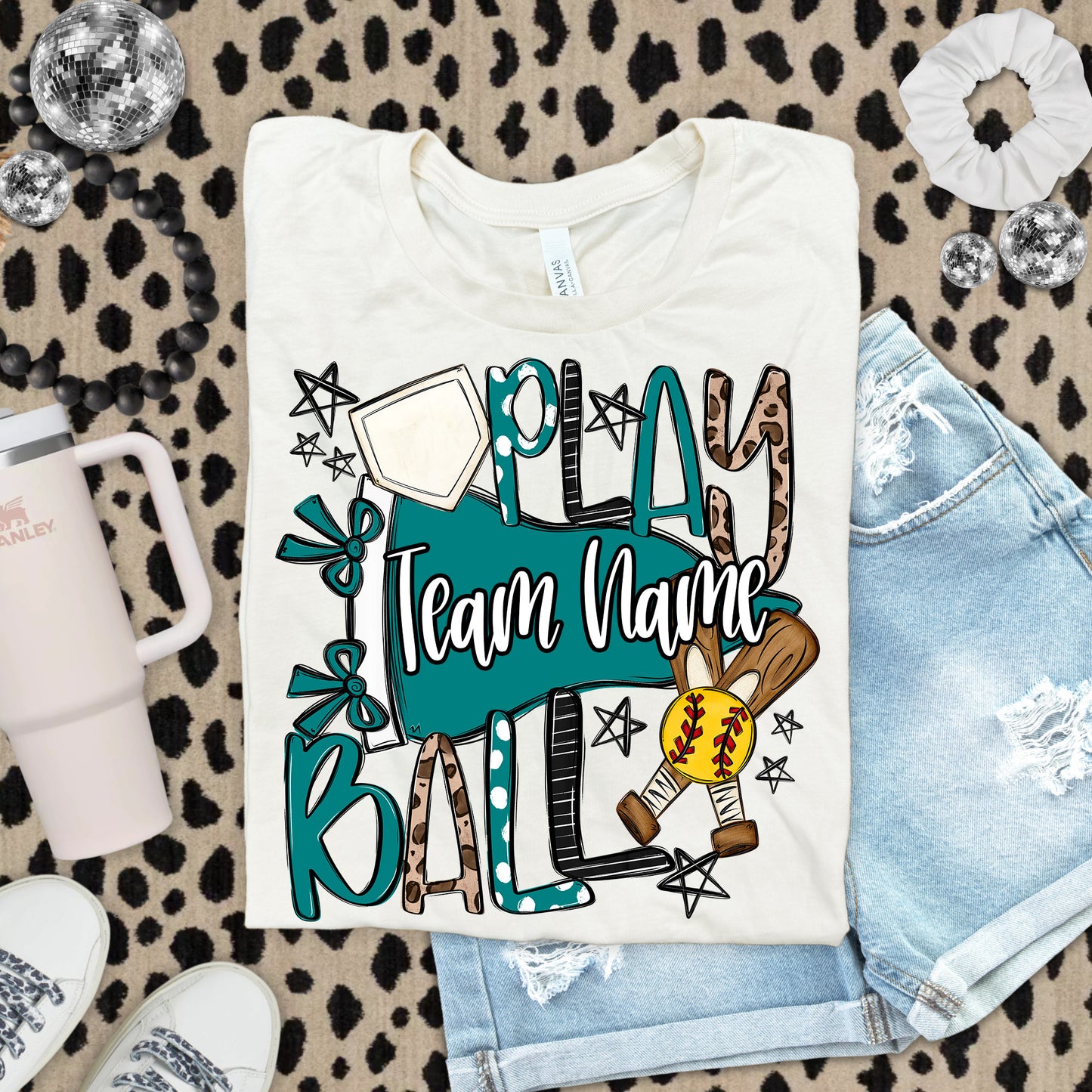 PLAY BALL - SOFTBALL - CHOOSE YOUR COLOR