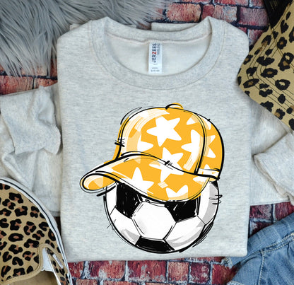 YELLOW PLAY BALL HAPPY FACE SOCCER