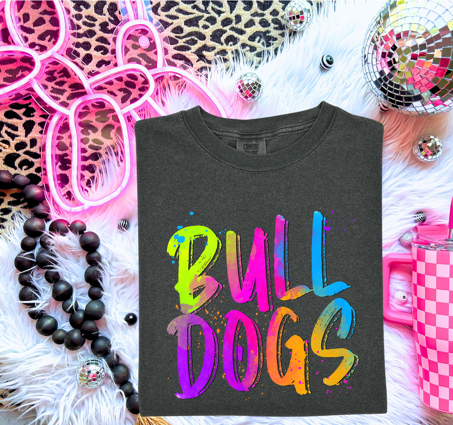 NEON MASCOTS Bulldogs