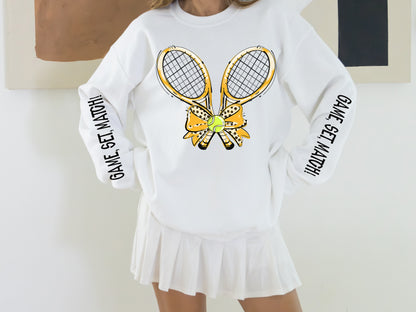 YELLOW GAME SET MATCH
