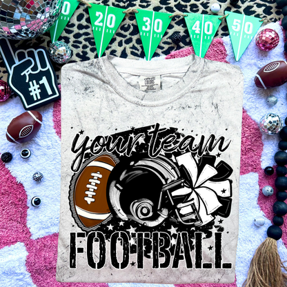 STARS FOOTBALL BLACK
