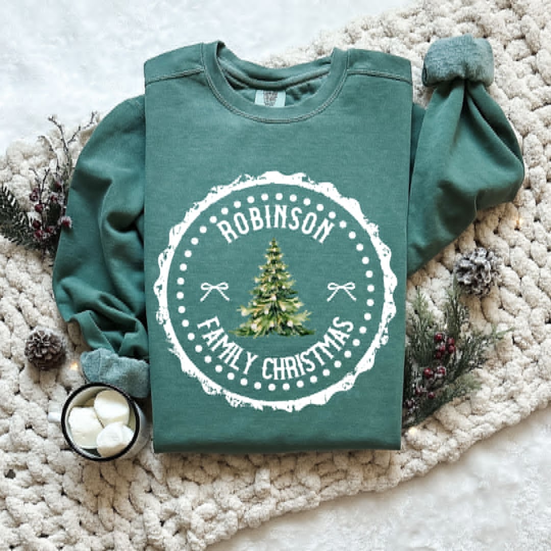 FAMILY CHRISTMAS STAMPS - CUSTOM