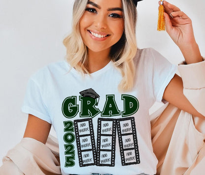 2026 GRAD FILM STRIP DARK GREEN