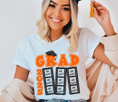 2026 GRAD FILM STRIP ORANGE