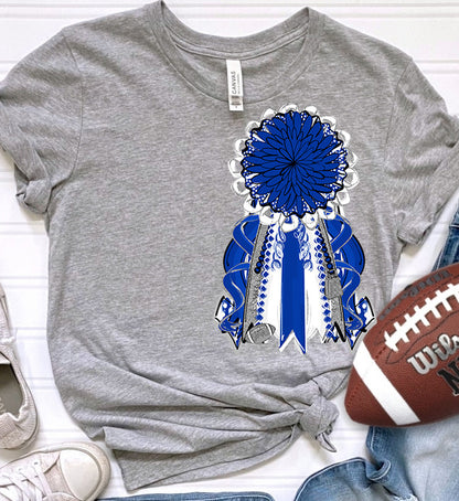 Mums the Word - Homecoming Mum - ROYAL SILVER