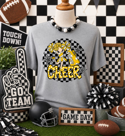 CHEERLEADER BAG TAGS - YELLOW BUNDLE