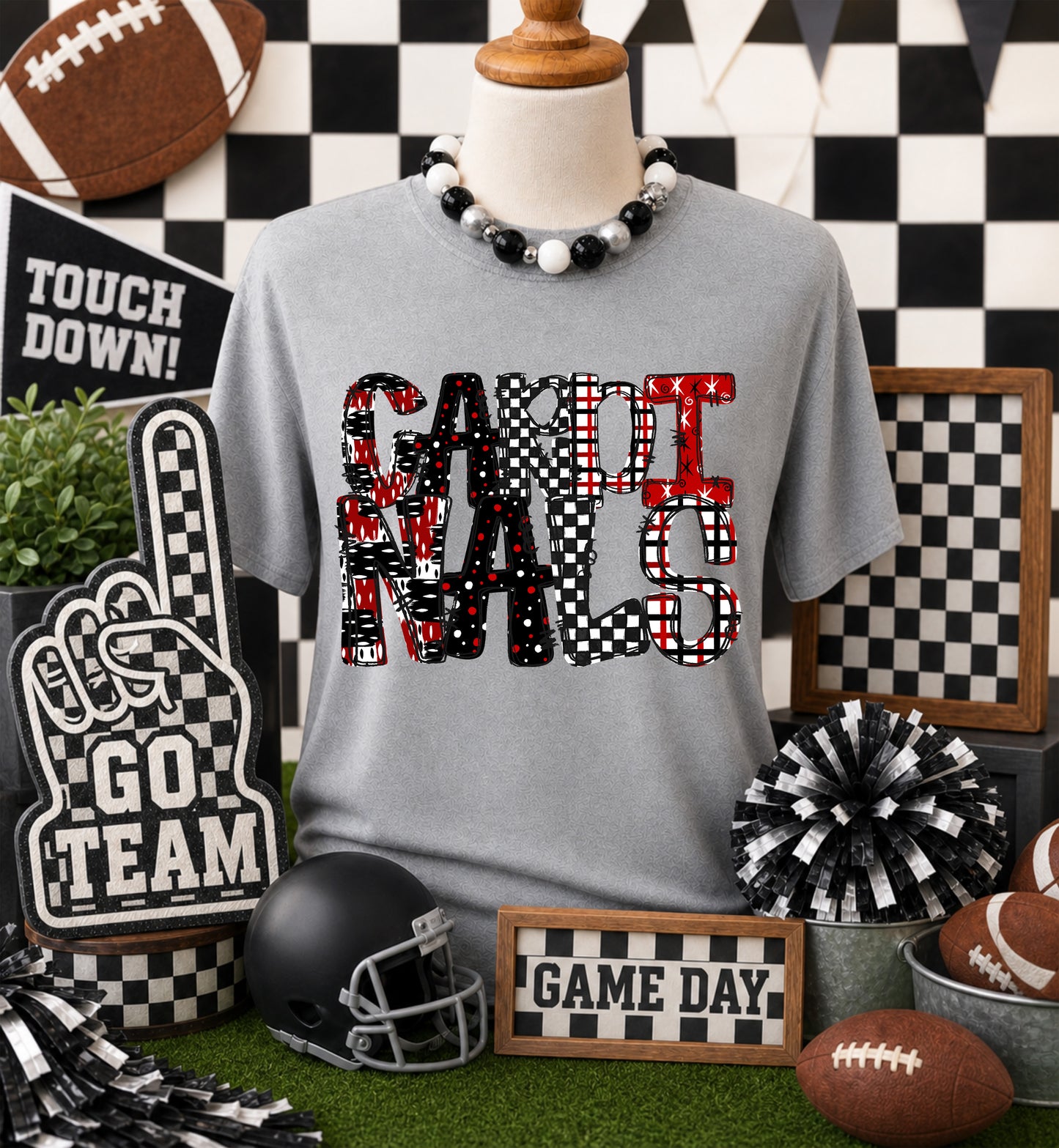 GAME DAY MASCOTS - RED - CHOOSE YOUR MASCOT