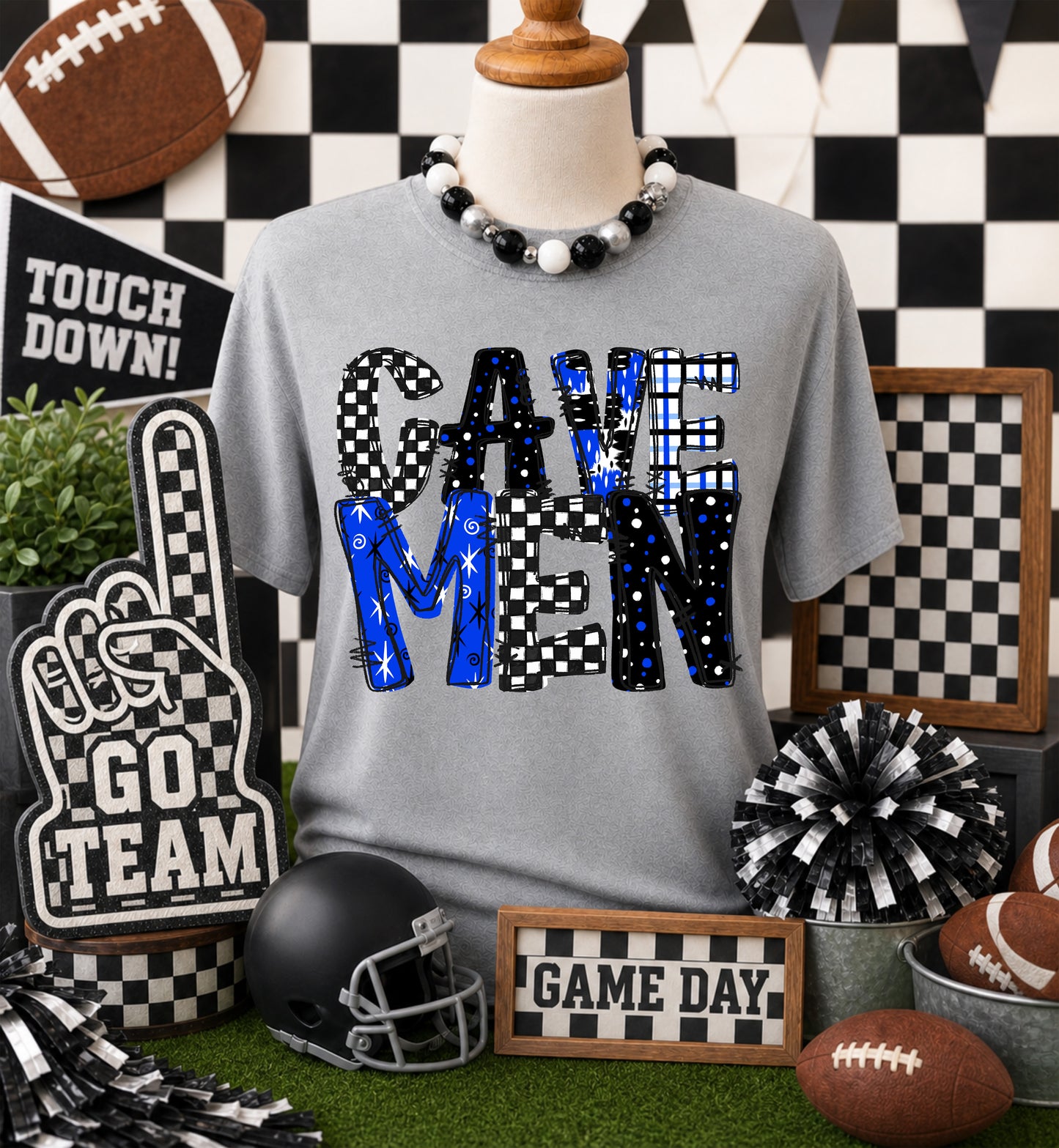 GAME DAY MASCOTS - BLUE - CHOOSE YOUR MASCOT