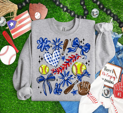 ROYAL PLAY BALL COLLAGE SOFTBALL