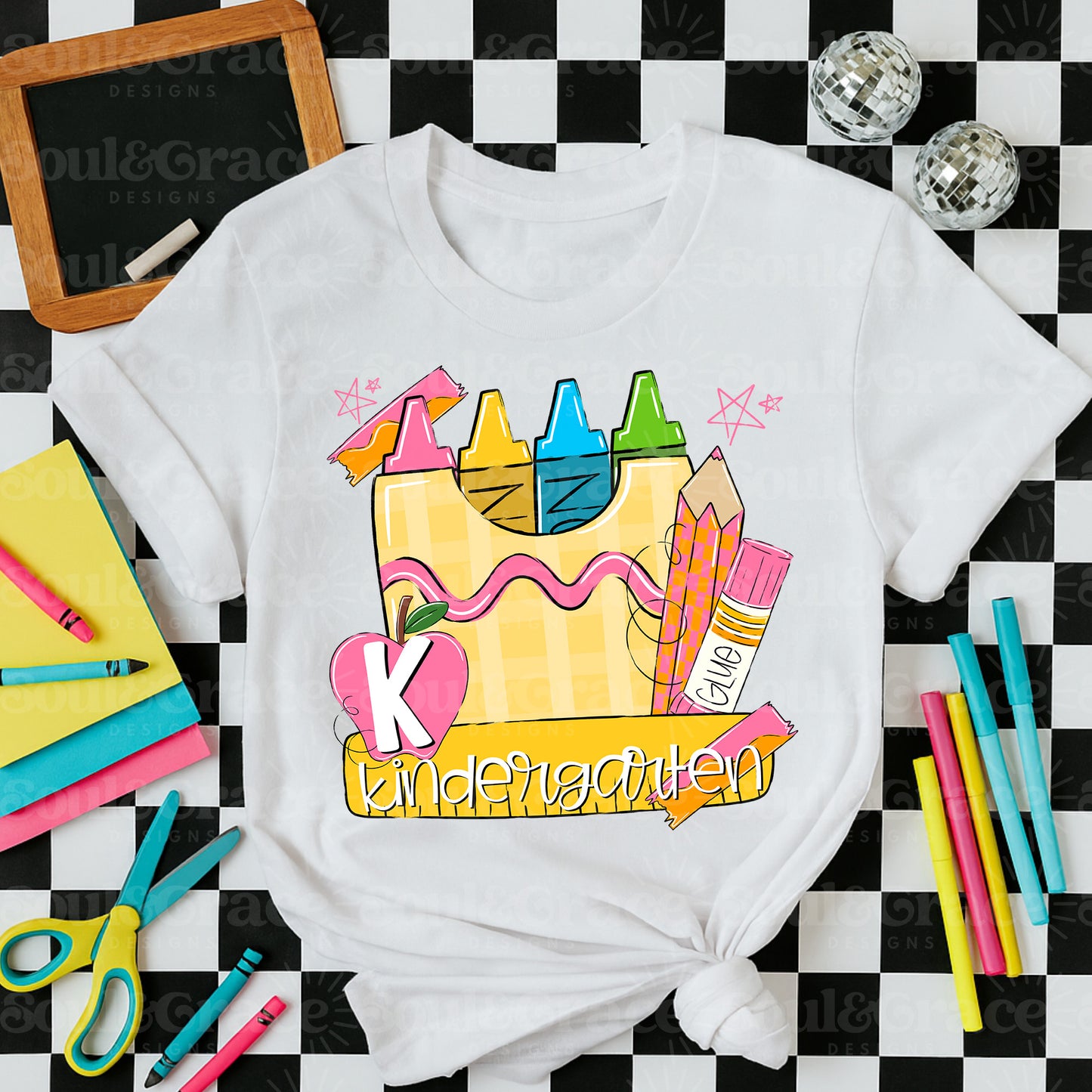 BACK TO SCHOOL PINK KINDERGARTEN