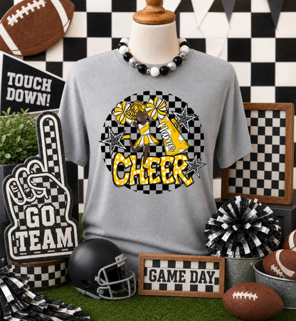 CHEERLEADER BAG TAGS - YELLOW BUNDLE