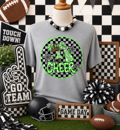 CHEERLEADER BAG TAGS - LIME BUNDLE