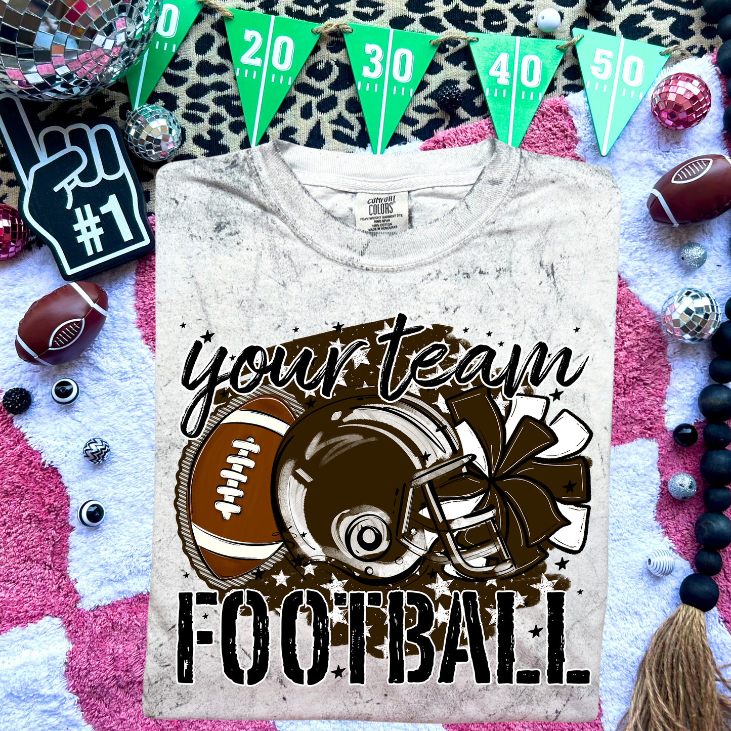 STARS FOOTBALL BROWN
