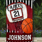Team Spirit Basketball Garden Flag MAROON