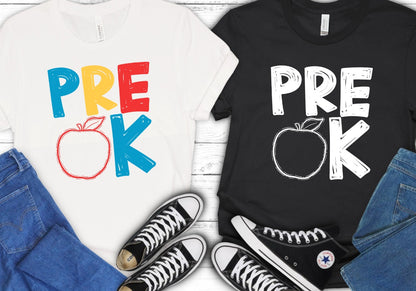 Back to School Apple Grade Levels - PreK through Sixth