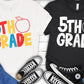 Back to School Apple Grade Levels - PreK through Sixth