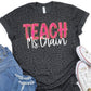 Teach Painted Pink and Gold