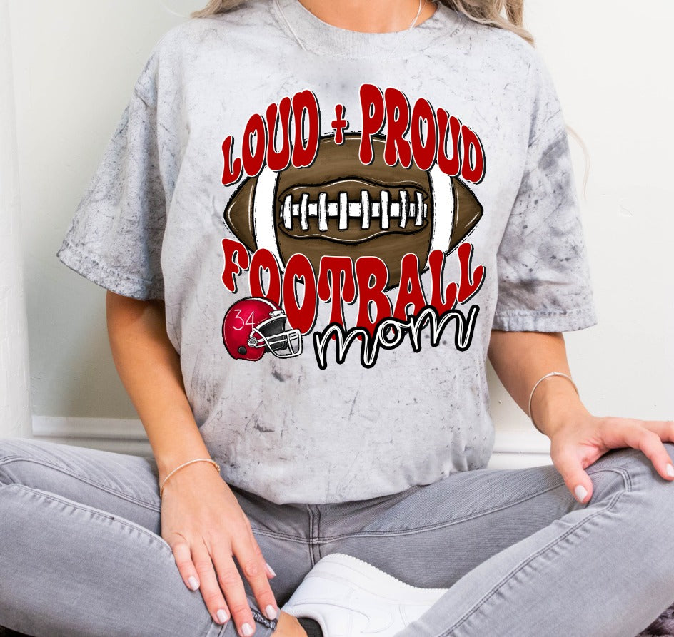 Loud & Proud Football [BLANK - ADD A NAME] - Red