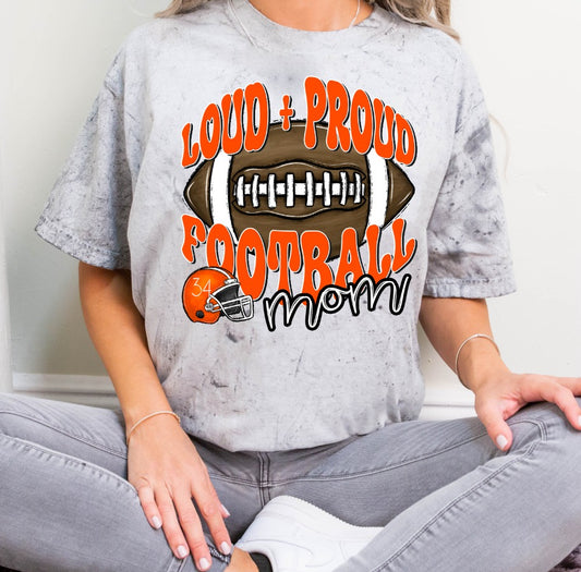 Loud & Proud Football [BLANK - ADD A NAME] - Orange
