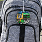 Football Stadium - Bag Tag - Door Hanger - Ornament - Black