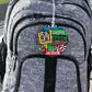 Football Stadium - Bag Tag - Door Hanger - Ornament - Red