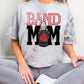 Faux Stitched Band Mom - Red