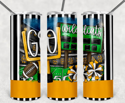 GO Football Tumbler Yellow