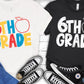 Back to School Apple Grade Levels - PreK through Sixth