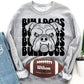 Bulldogs Stacked Mascot
