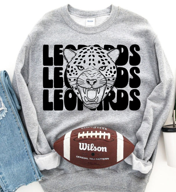 Leopards Stacked Mascot