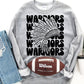 Warriors Stacked Mascot