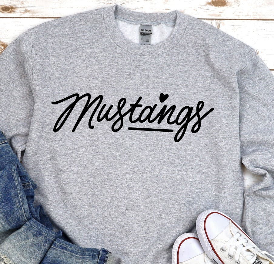 Hand Lettered Mustangs