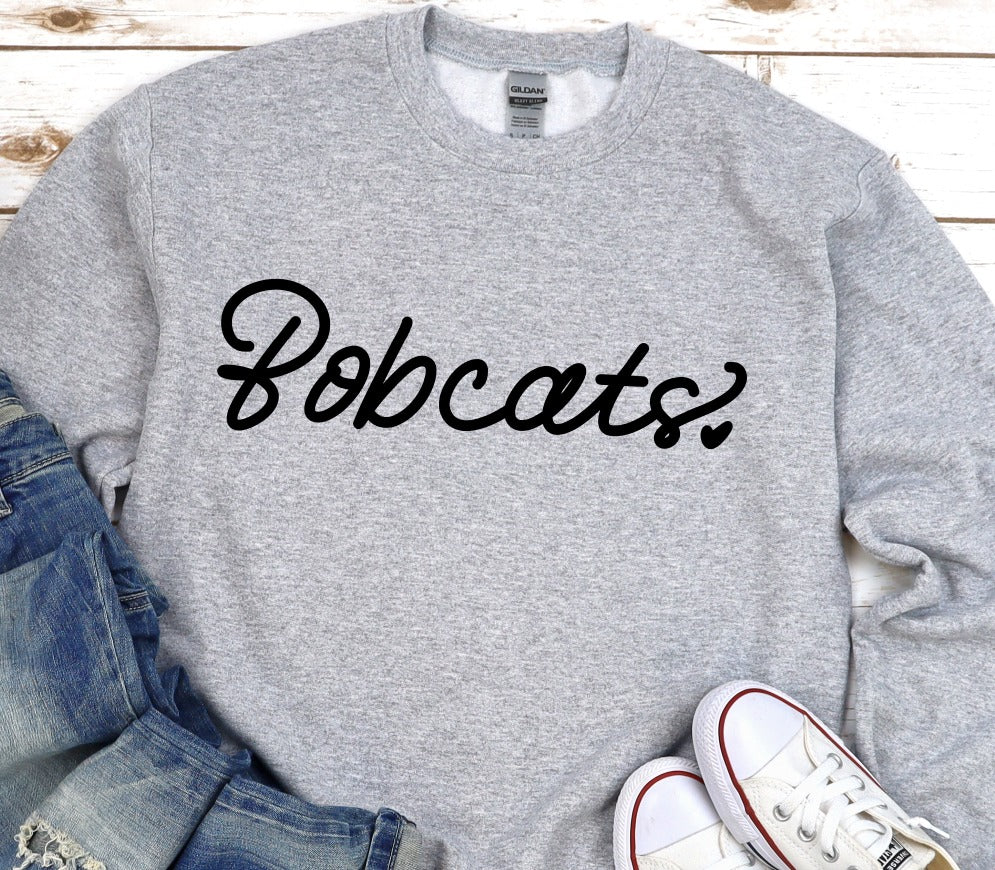 Hand Lettered Bobcats