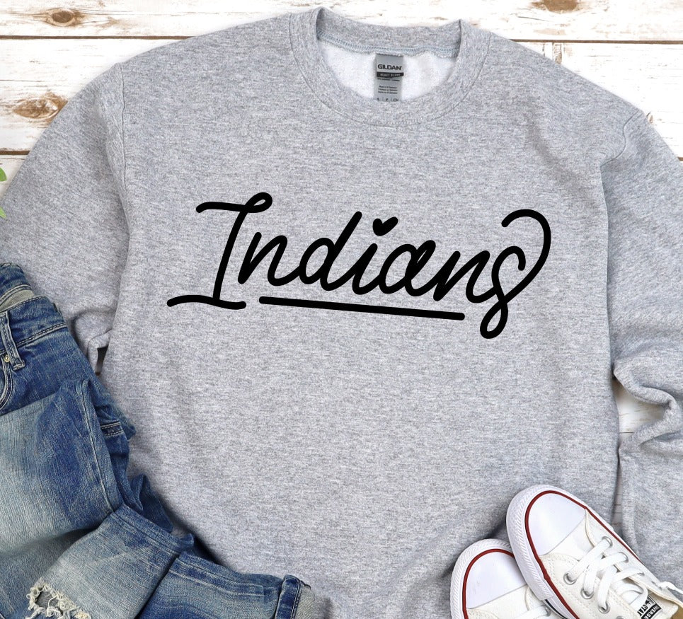 Hand Lettered Indians